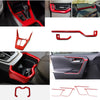 Toyota RAV4 8x Glossy Red Interior Accessories Cover Trim (2019–2024)