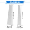 Mitsubishi L200 (2005-2014) Silver Tone 4 Pcs Door Pillar Window Trim