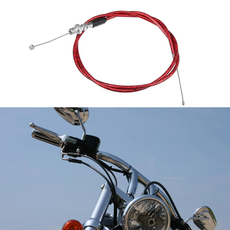 50cc-250cc ATV Quad Bike Red 120cm Throttle Cable Wire