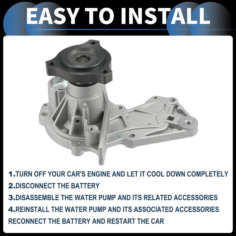 Ford Escape, Fusion Water Pump with Gasket Kit (2017-2019)