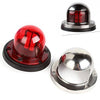 Yacht Marine Boat - Universal Red Stainless Steel LED Bow Navigation Light
