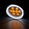 Jeep Wrangler JK LED Blinker Light Lamp w/Halo Eyes (2007-2017)