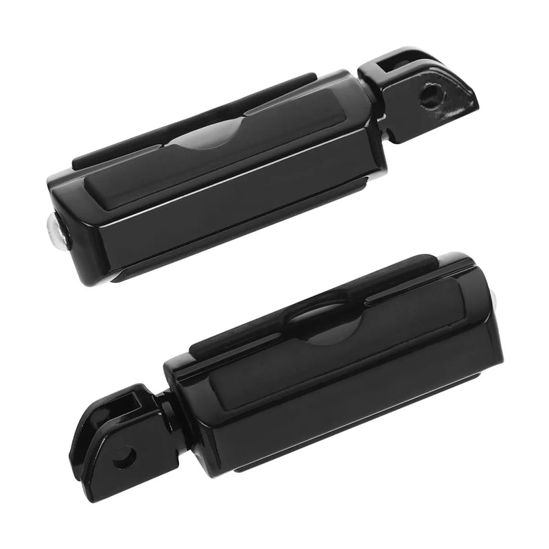 Harley Softail Fat Bob Black Front Rider Footrests Pegs (2018-2025)