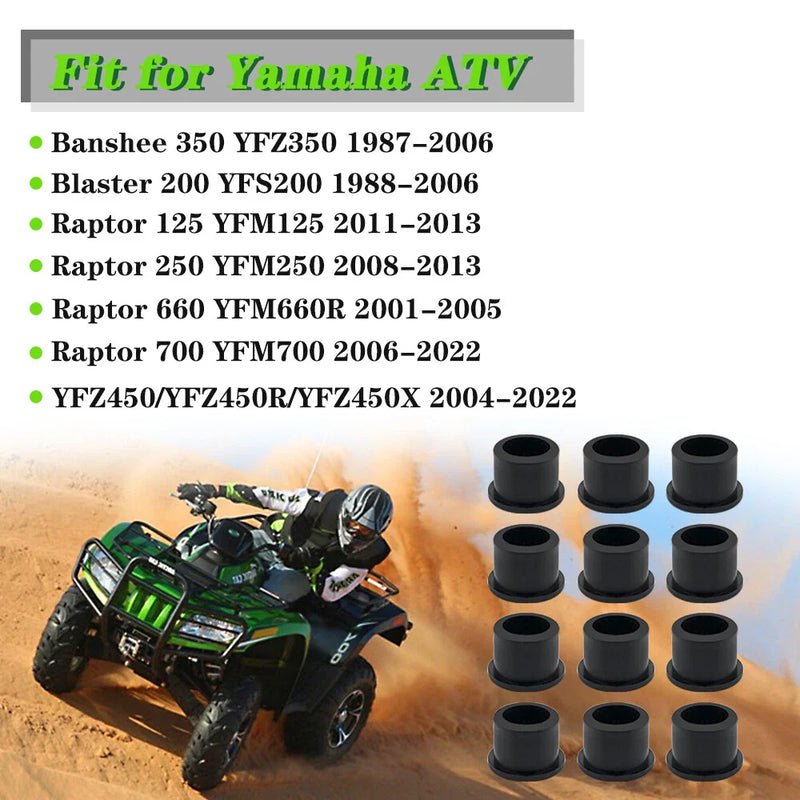 Yamaha Raptor 660R YFM660R 12 x A-Arm Bushings Set (2001–2005)