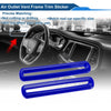 Dodge Challenger  Blue Air Cond Outlet Vent Trim Cover Frame (2015-2023)
