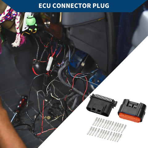 Honda - Male Female Wire Terminal () 26 Pin ECU Connector Plug