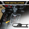 Jeep Wrangler JL JLU 4WD Gear Shift Panel Cover (2018-2023)