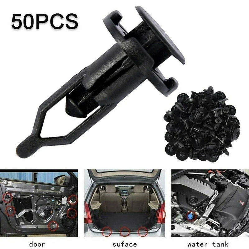 Ford 50x9mm Bumper Splash Shield Hood Engine Push Clip Rivet