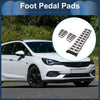 Kia K5 (2011-2015) Silver Tone 3 x Manual Foot Accelerator Pedal Covers