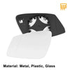 BMW F10 528i 550i Heated Left Side Mirror Glass with Backing (2009-2017)