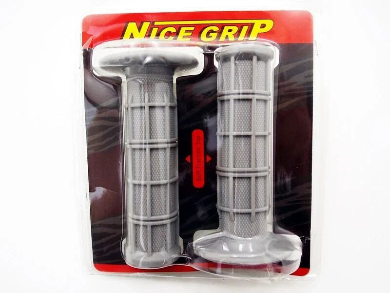 Kawasaki KX125 Grey Hand Grip Set (Left & Right)