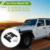 Jeep Wrangler Sun Visor Repair Kit  Aluminum Alloy (2007-2018)