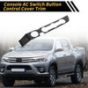 Toyota Tacoma Carbon Fiber Console AC Switch Button Cover Trim (2016-2023)