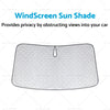Mazda BT-50 (2020-2025) UV Protection 6 Layer WindScreen Sun Shade
