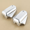 Harley Heritage Softail Deluxe Chrome Rear Axle Covers (2008-2017)