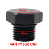 Aluminum 4AN Block Off Cap ORB Plug Male Fitting Adapters