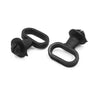 Motorcycle 6pcs Black Rubber Front Mudguard Speedometer Cable Guide Holder