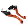 Suzuki DRZ400S / SM / E CNC Orange Pivot Clutch Brake Levers (2000-2022)