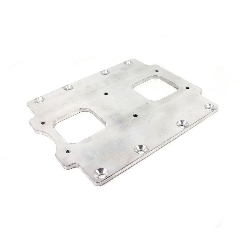 Universal 6 / 71 Twin Carburetor Supercharger Intake Manifold Adapter Plate