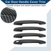 Toyota Camry Car Door Handle Cover Trim Carbon Fiber Black (2007–2011)