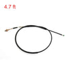 Honda CG150 Front Brake Cable / 4.7ft / Black Rubber Coated