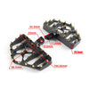 Harley Touring Sportster Softail Dyna Wide MX Style Foot Pegs