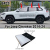 Jeep Cherokee 6PCS Side Window Privacy Sunshade (2014–2024)