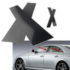 MERCEDES CLS C219 4 Pcs Door Trim Pillar Post Black Covers (2006-2011)