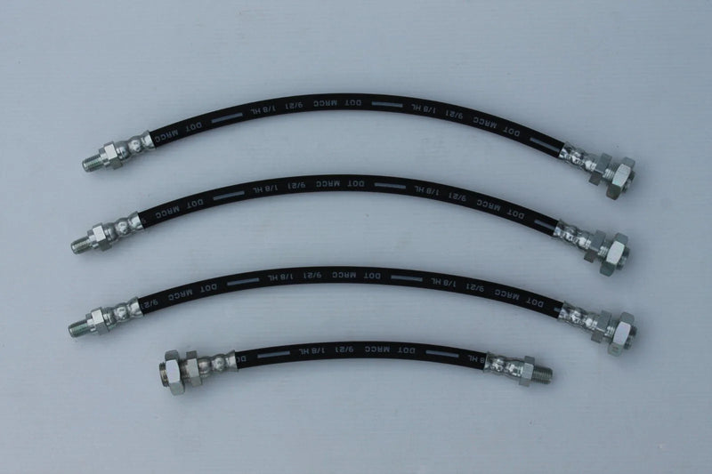 MGA 1500cc Brake & Clutch Hose Set (4) (1955-1962)