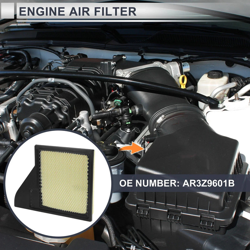 Ford Mustang Base, Boss 302 Engine Air Filter No.AR3Z9601B (2011-2014)