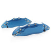 Universal Car Front & Rear Blue 3D Metal Brake Caliper Covers (18+)