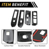 Toyota Tacoma Carbon Fiber Front Door Window Switch Trim (2024)