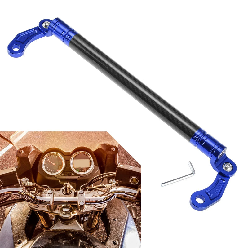 Motorcycle Balance Blue Black Handle Bar Extender Bracket 300mm