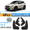 Mazda CX-3 4 Pcs Front Rear Splash Fender Guards Mud Flaps (2015–2022)