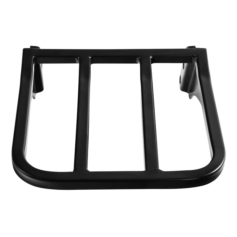 Harley Dyna FXD FXDB Black Detachable Rear Backrest Luggage Rack (2006-2023)