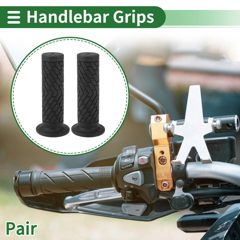 Motorcycle Hand Grips Cover 25mm Handlebar Cover TPU Black