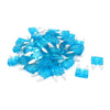 Motorcycle Car Auto 15A Blue Blade Fuse 42 Pcs