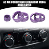 Chevy Silverado 5 Pcs AC Switch Knob Cover (2022-2023)