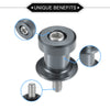 Motorbike 2 x Pair / 6mm / Swingarm Spool Slider Stand Titanium Tone
