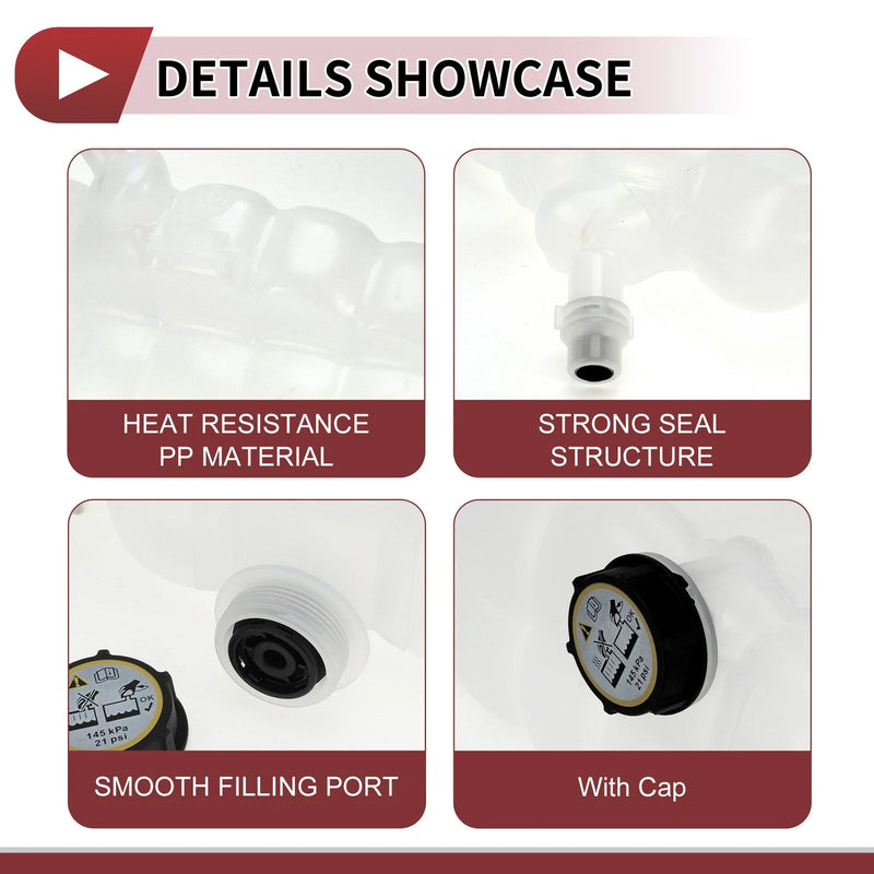Ford Expedition Coolant Expansion Overflow Tank with Cap