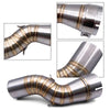 BMW R1200GS ADV Exhaust Mid Link Pipe Stainless Steel (2013–2019)