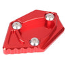 Kymco XCITING 400i (2012-2015) Red Aluminium Kickstand Pad