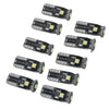 Car 10Pc T10 3SMD LED Wedge Dome Light Bulbs (Various Years)