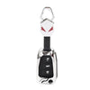 Audi A8 Quattro Silver 3-Button Key Fob Case Shell Cover (2006-2010)