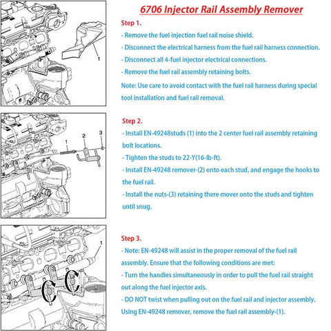 EN-49245 Fuel Injector Remover & Seals Tool Kit