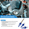 Harley Davidson Touring Street Glide Blue 2 x Windshield Bolts