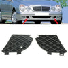MERCEDES E320 2 x Front Bumper Fog Light Grill Cover (1999–2003)