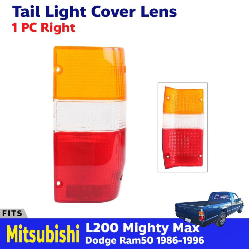 Tail Light Rear Lamp Cover Lens RH Fits Mitsubishi L200 Triton UTE 1986-96 D06