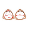Chevy SBC BBC 2 x 3.5" Copper Header Pipe Collector Flange Gaskets