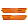 Lincoln MKX Amber Front Bumper Side Marker Light Shells (2007-2010)